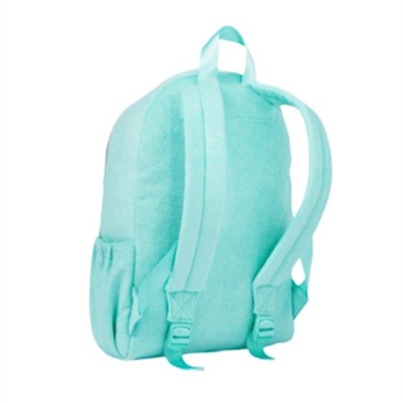 NEW STONEY CLOVER LANE X TARGET Terry Cloth Embossed Backpack in Light Green - Picture 5 of 5